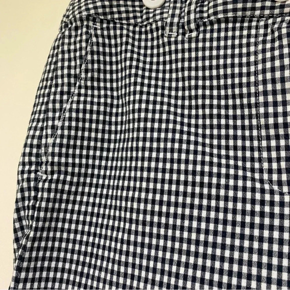 Womens Talbots Brand Bermuda Length Black and White Gingham Print Shorts Size 10 - Picture 9 of 14